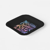 Assiettes En Carton Misérable chatte sans enfant dame (Angulaire)