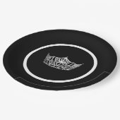 Assiettes En Carton Miss America Crown Pageant Party Plaque papier (Angle)