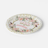 Assiettes En Carton Miss ONEderful Birthday Plates (Angle)