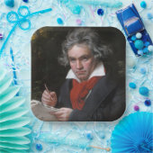 Assiettes En Carton Missa Solemnis : Ludwig Beethoven Musique classiqu (Fête)