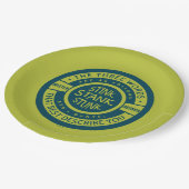 Assiettes En Carton Mister Grinch | Citation Stink Stank Stunk (Angle)