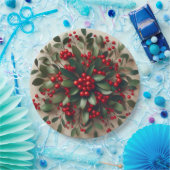 Assiettes En Carton Mistletoe (Fête)