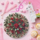 Assiettes En Carton Mistletoe (Fête)