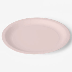Assiettes En Carton Misty rose hex code FFE4E1 Party Plate