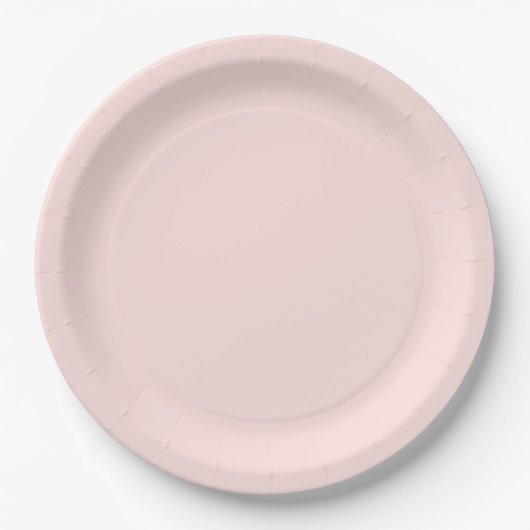 Assiettes En Carton Misty rose hex code FFE4E1 Party Plate (Devant)