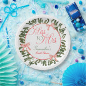Assiettes En Carton Mlle à Mme Coquette Fête des mariées Mistletoe (Fête)