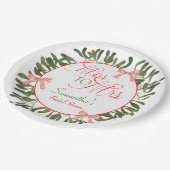 Assiettes En Carton Mlle à Mme Coquette Fête des mariées Mistletoe (Angle)