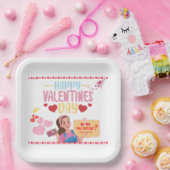 Assiettes En Carton Mme Rachel Thème Valentine's Day Papier Plaque (Fête)