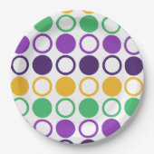 Assiettes En Carton Mod Carnaval de Dots (Devant)