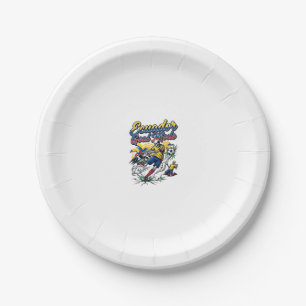 Assiettes En Carton Mode de but Équateur Skeleton Striker Nations Dyna