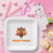 Assiettes En Carton Mode fête Action de grâces et football (Fête)