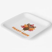 Assiettes En Carton Mode fête Action de grâces et football (Angulaire)