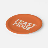 Assiettes En Carton Mode fête Thanksgiving - Orange (Angle)