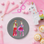 Assiettes En Carton Mode illustration aquarelle boho (Fête)