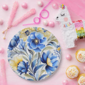 Assiettes En Carton modèle d'art populaire ukrainien (Fête)