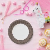 Assiettes En Carton Modèle de Damas 6 (Fête)