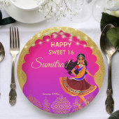 Assiettes En Carton Modèle de fête d'anniversaire des filles de Bollyw