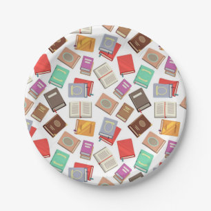 Assiettes En Carton Modèle de livre