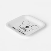 Assiettes En Carton Modèle de texte (Angulaire)