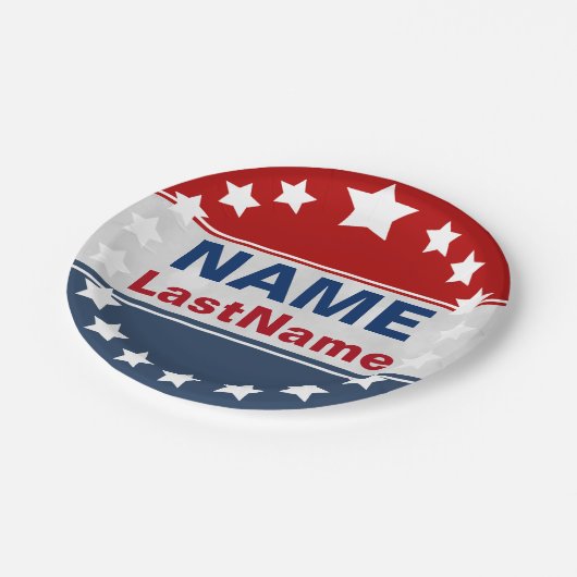 Assiettes En Carton Modèle fait sur commande de campagne (Angle)