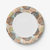 Assiettes En Carton Modèle floral 7 (Devant)