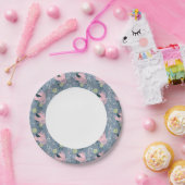 Assiettes En Carton Modèle floral 9 (Fête)