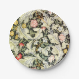 Assiettes En Carton Modèle floral Vintage Leicester