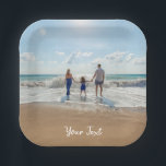 Assiettes En Carton Modèle photo et texte personnalisé<br><div class="desc">Créez votre propre design avec vos propres photos personnalisées et texte personnalisé. Utilisez vos propres photos et texte pour en faire votre propre. Modèle photo et texte idéal pour les cadeaux de la Fête des Mères, cadeaux de Fête des pères, produits d'affaires, marchandises d'entreprise, décoration d'entreprise et de bureau, décoration...</div>