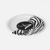 Assiettes En Carton Modèle Zebra (Angle)
