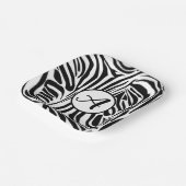 Assiettes En Carton Modèle Zebra (Angulaire)