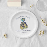 Assiettes En Carton Modern Adventure Travel Baby shower<br><div class="desc">Célébrez dans le style avec ces assiettes en papier baby shower tendance. Le design est facile à personnaliser avec votre propre libellé et votre famille et vos amis seront ravis de voir ces fabuleuses assiettes de fête.</div>