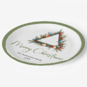Assiettes En Carton Modern Bohemian Earthy Neutral Christmas Table (Angle)