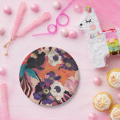 Assiettes En Carton Modern Bouquet (Fête)