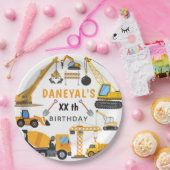 Assiettes En Carton Modern Construction Simple Kid's Birthday (Fête)