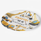 Assiettes En Carton Modern Construction Simple Kid's Birthday (Angle)