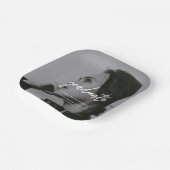 Assiettes En Carton Modern Full Photo Script Custom Graduation Party (Angulaire)