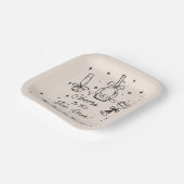 Assiettes En Carton Modern Hand Drawn New Year's Eve Party (Angulaire)