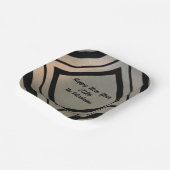 Assiettes En Carton Modern Personalized Brushed Metal Happy New Years (Angulaire)