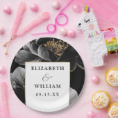 Assiettes En Carton Moderne Botanique Floral Élégant Chic Mariage (Fête)