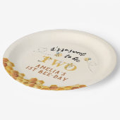 Assiettes En Carton Moderne Cute C’est tellement doux d’être le 2e ann (Angle)