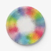 Assiettes En Carton Moderne Elégant Modèle moderne tendance Couleurs a (Devant)