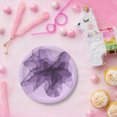 Assiettes En Carton Moderne Ombre Lavender Waves Anniversaire Party (Fête)