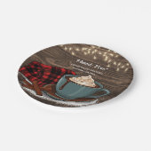 Assiettes En Carton Moderne Rustique Hot Cocoa Baby shower cosy (Angle)