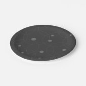 Assiettes En Carton Moderne, simple, ludique, amusant motif de cercles (Angle)