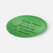 Assiettes En Carton Modifier le texte - Conversation Aussie Slang 7" (Angle)