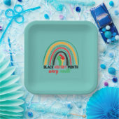 Assiettes En Carton Mois de l'histoire des Noirs Tous les mois Patriot (Fête)