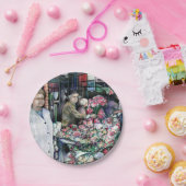 Assiettes En Carton Moment magique sur le marché de Misloc (Fête)