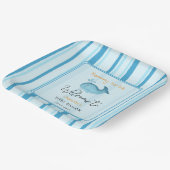 Assiettes En Carton Mommy To Be Cute Whale Baby Shower (Angulaire)