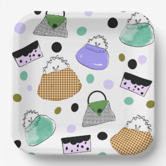 Assiettes En Carton MOM'S FINS 👛 Plaque