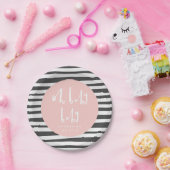 Assiettes En Carton Mon bébé, deux plaques en papier baby shower (Fête)